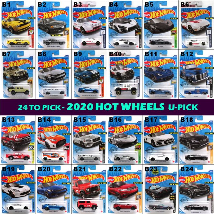 2020 Hot Wheels U-Pick 24 Different Cars Trucks Main Line Series You Choose New Die-Cast Toys For Sale