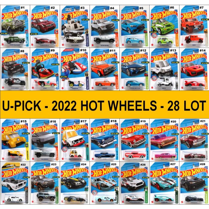 Hot Wheels 2022 🔥🔥U-Pick 28 Lot ⭐⭐Multiple Choices Mainline Cars Trucks New👀✨